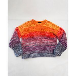 525 America Revolve Rainbow Ombre Sweater XL